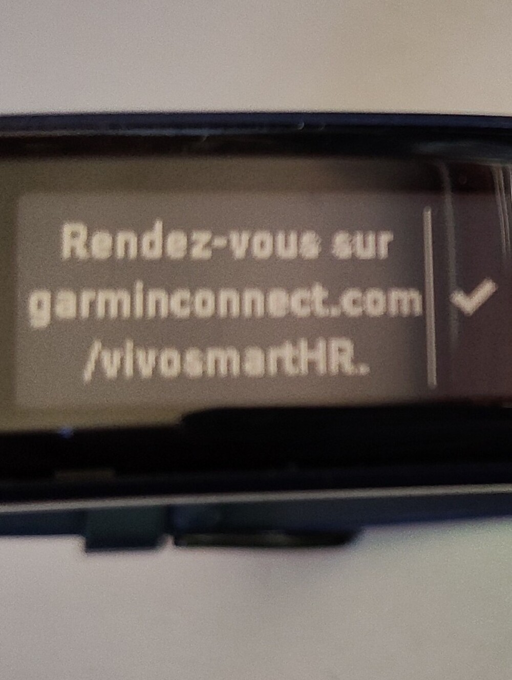 Garmin Vivosmart HR Activity Tracker Factory Reset